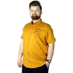 Mode XL 22364 Hardal Erkek Gömlek