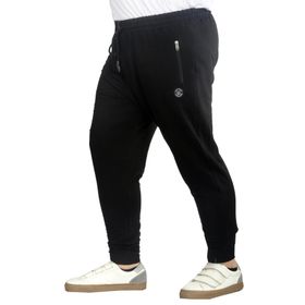 Mode XL 22501 Zippered Siyah Erkek Eşofman Altı