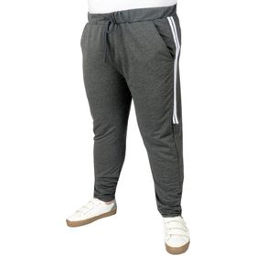 Mode XL 22509 Stripe Antramelanj Erkek Eşofman Altı
