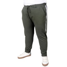 Mode XL 22509 Stripe Haki Erkek Eşofman Altı