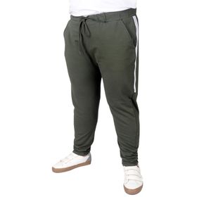Mode XL 22509 Stripe Haki Erkek Eşofman Altı