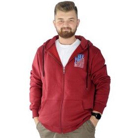 Mode XL 22536 Bordo Erkek Sweatshirt