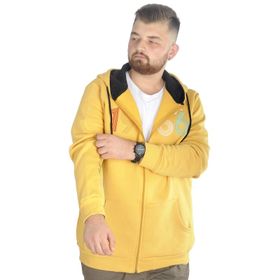 Mode XL 22537 Hardal Erkek Sweatshirt