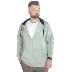 Mode XL 22537 Su Yeşili Erkek Sweatshirt