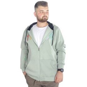 Mode XL 22537 Su Yeşili Erkek Sweatshirt