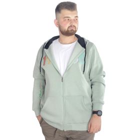 Mode XL 22537 Su Yeşili Erkek Sweatshirt