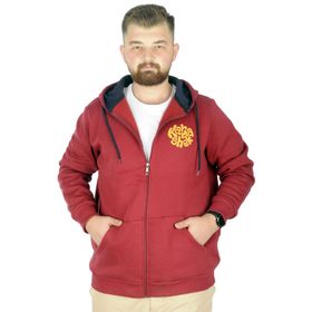 Mode XL 22538 Bordo Erkek Sweatshirt