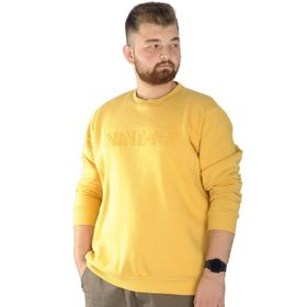 Mode XL 22543 Hardal Erkek Sweatshirt