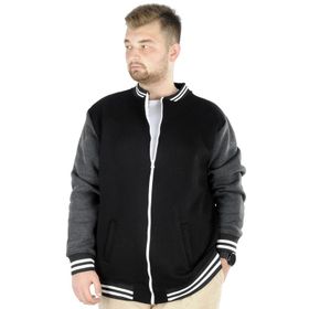 Mode XL 22618 Siyah Büyük Beden Kolej Erkek Mont