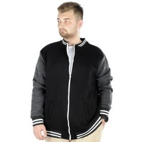 Mode XL 22618 Siyah Büyük Beden Kolej Erkek Mont