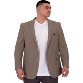Mode XL 23028 Britanya Vizon Blazer Erkek Ceket