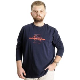 Mode XL 23098 Lacivert Erkek T-shirt
