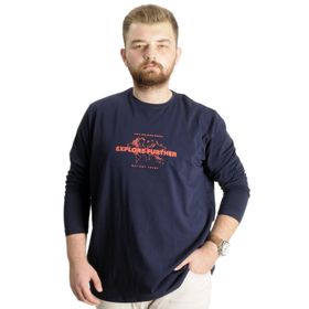 Mode XL 23098 Lacivert Erkek T-shirt