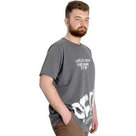Mode XL 23112 Uvelle Saison Antramelanj Erkek T-Shirt