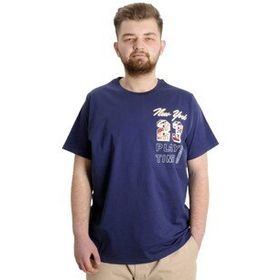 Mode XL 23113 İndigo Erkek T-shirt