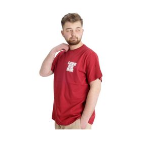Mode XL 23124 Bordo Erkek T-shirt