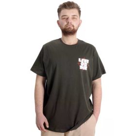 Mode XL 23124 Haki Erkek T-shirt