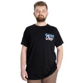 Mode XL 23130 Siyah Erkek T-shirt