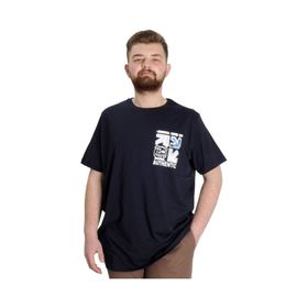 Mode XL 23140 Authentic Lacivert Erkek T-Shirt