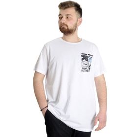 Mode XL 23140 Beyaz Authentic Erkek T-shirt
