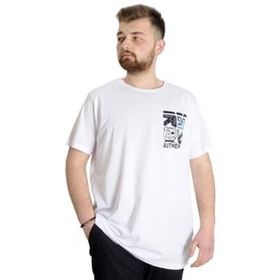 Mode XL 23140 Beyaz Authentic Erkek T-shirt