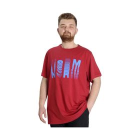 Mode XL 23147 Bordo Erkek T-shirt