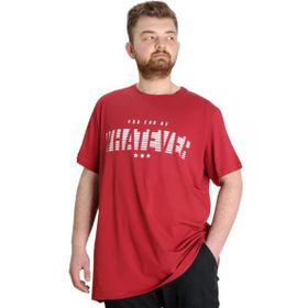 Mode XL 23148 Whatever Bordo Erkek T-Shirt