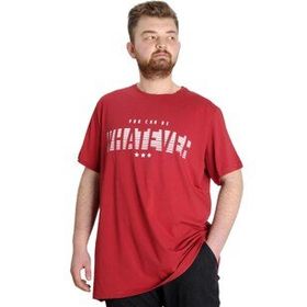 Mode XL 23148 Whatever Bordo Erkek T-Shirt