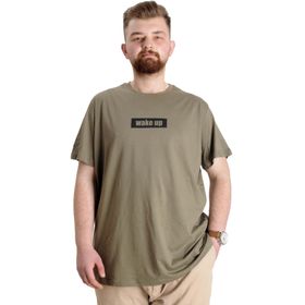 Mode XL 23149 Haki Erkek T-shirt