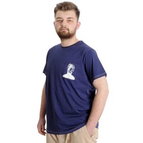 Mode XL 23201 İndigo Erkek T-shirt