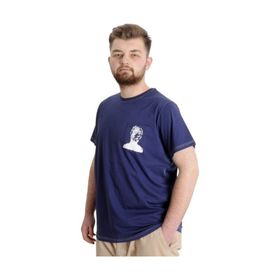 Mode XL 23201 İndigo Erkek T-shirt