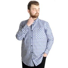 Mode XL 23300 Kum Ekose Uzun Kollu Cepli Erkek Gömlek