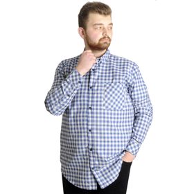 Mode XL 23300 Kum Ekose Uzun Kollu Cepli Erkek Gömlek