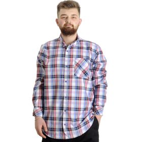 Mode XL 23300 Kum Siyah Ekose Uzun Kollu Erkek Gömlek