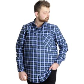 Mode XL 23300 Nefti Ekose Uzun Kollu Erkek Gömlek