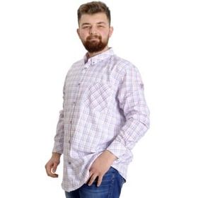 Mode XL 23300 Somon Ekose Uzun Kollu Erkek Gömlek