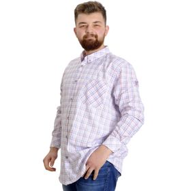 Mode XL 23300 Somon Ekose Uzun Kollu Erkek Gömlek