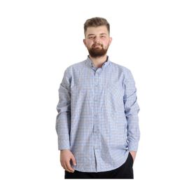 Mode XL 23300 Taba Ekose Uzun Kollu Erkek Gömlek