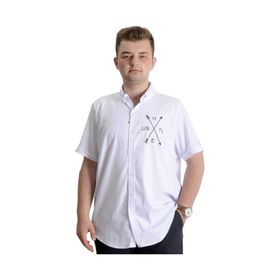 Mode XL 23306 Hustle Beyaz Gabardin Erkek Gömlek