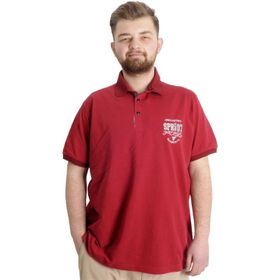 Mode XL 23316 Bordo Erkek T-shirt