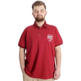 Mode XL 23316 Bordo Erkek T-shirt