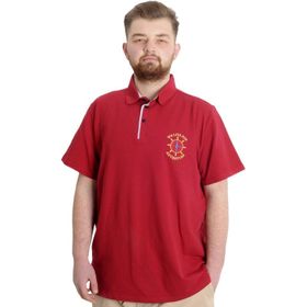 Mode XL 23323 Bordo Erkek T-shirt