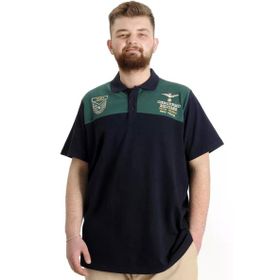 Mode XL 23327 Militare Lacivert Erkek Polo T-Shirt