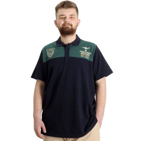 Mode XL 23327 Militare Lacivert Erkek Polo T-Shirt