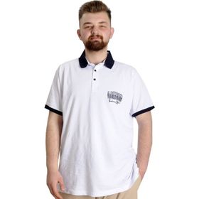 Mode XL 23350 London Beyaz Erkek Polo T-Shirt