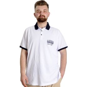 Mode XL 23350 London Beyaz Erkek Polo T-Shirt