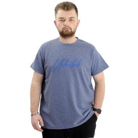 Mode XL 23398 İndigo Bisiklet Yaka Erkek T-shirt
