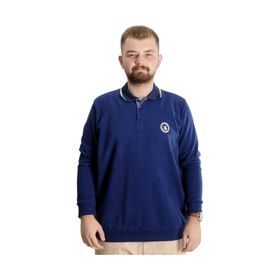 Mode XL 23440 Selanik Horse İndigo Erkek Sweatshirt