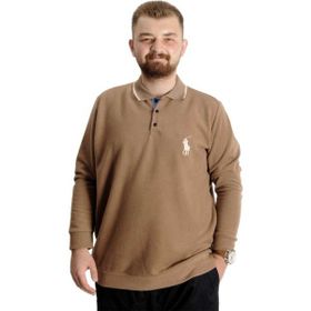 Mode XL 23442 Selanik Horse Sütlü Kahve Erkek Sweatshirt