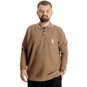 Mode XL 23442 Selanik Horse Sütlü Kahve Erkek Sweatshirt